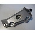 Schwingensteckachsen-Halter links, silbern<br>Zustand: Gebraucht ohne M�ngel<br><br>Verwendbar f�r: Honda CBF 600 ABS, Typ: PC38, Modelljahr: von 01/2004 bis 12/2007