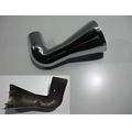 Auspuff-Kr�mmerrohr-Abdeckung hinten unten links, chrom<br>Zustand: Gebraucht mit Mangel<br><br>Verwendbar f�r: Kawasaki VN 1500 Classic Tourer FI, Typ: VNT50G, Modelljahr: von 01/2000 bis 12/2004