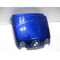 Sitzbankverkleidung Mitte hinten / Heckteil, blau mit Airbrush<br>Zustand: Gebraucht mit Mangel<br><br>Verwendbar f�r: BMW R 1150 RS, Typ: R22, Modelljahr: von 01/2001 bis 11/2004
