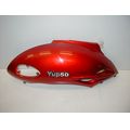 Sitzbankverkleidung rechts, rot<br>Zustand: Gebraucht mit Mangel<br><br>Verwendbar f�r: Kymco Yup 50, Typ: S6, Modelljahr: von 01/2001 bis 12/2010